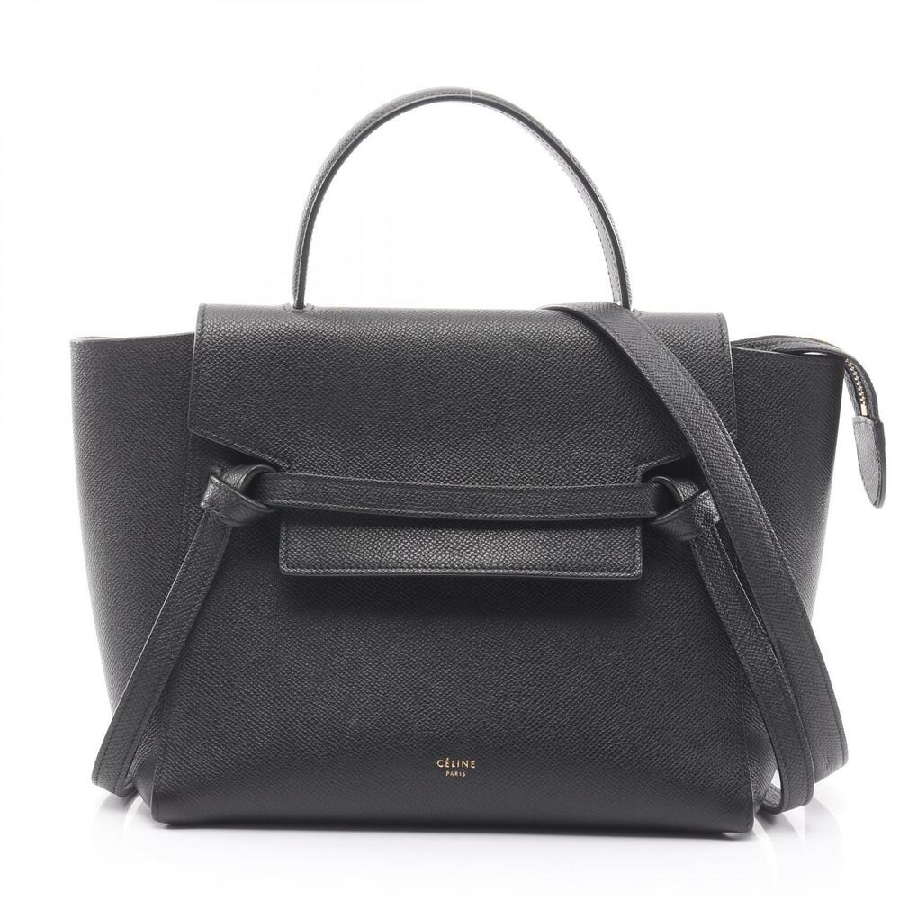 Celine BELT BAG Handbag Leather Black
